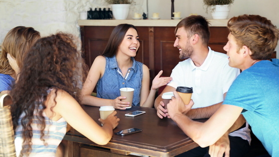 People in conversation - LEAD Program leadership training course